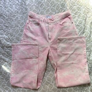 Zara Pink and white pants